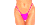 bikini merah muda